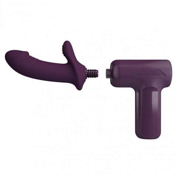 Pretty Love - DJ SCHOLAR Fully Automatic Thrusting Massage Gun (Chargeable - Purple) Pretty Love - DJ SCHOLAR Fully Automatic Thrusting Massage Gun (Chargeable - Purple)